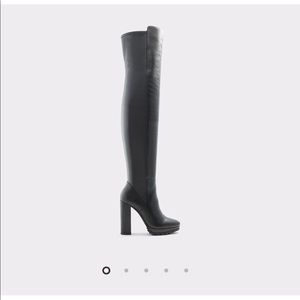 Over the knee boots - block heel